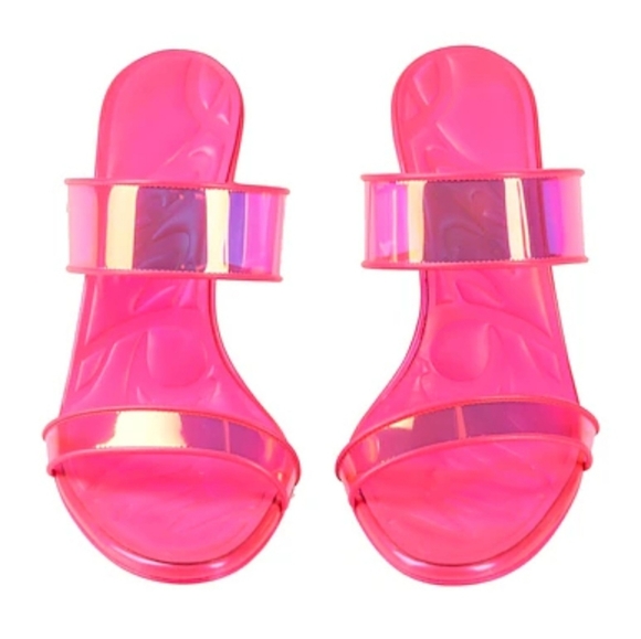 Christian Louboutin fuchsia sandals - Picture 3 of 6
